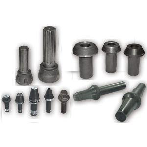 nedihullsbor og smidde gruveutstyr