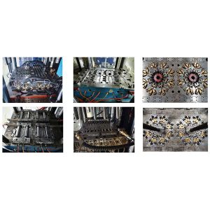 løsning for sprøytestøpeform med flere hulrom