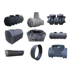 rotasjonsstøpt underjordisk vanntank